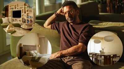 Inside Jaaved Jaaferi’s 7,000-sq-ft sea-facing Bandra home with Mediterranean design, earthy interiors, textured walls, family memories and breathtaking Arabian Sea views