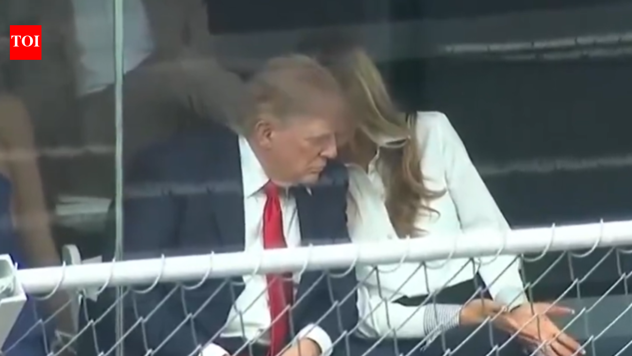 Trump, Melania in heated exchange? Brief Grand Prix video clip sparks online buzz