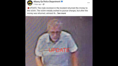 Albany Police Department issues BOLO for a man who picked $30 from the floor while shopping at Walmart; faces backlash, says no charges will be filed