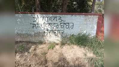 Bathinda cops file case over graffiti eulogizing suicide bomber