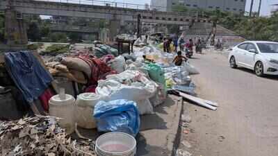 JMC, RIICO blame game leaves Sudarshanpura road buried in garbage