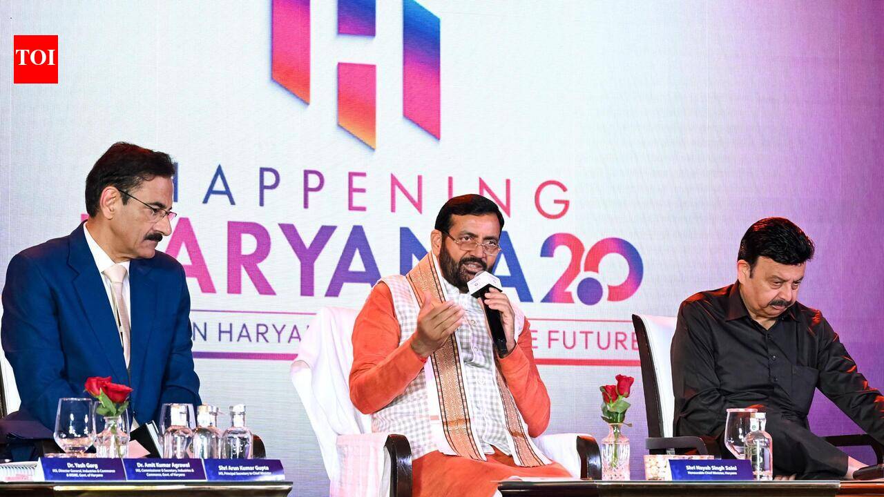 Haryana inks MoUs worth Rs 66Kcr in Mumbai, CM offers ‘5 guarantees’ to investors