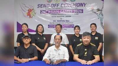 Rio sends off Nagaland sepaktakraw team for Asian Games; calls for dedication, discipline