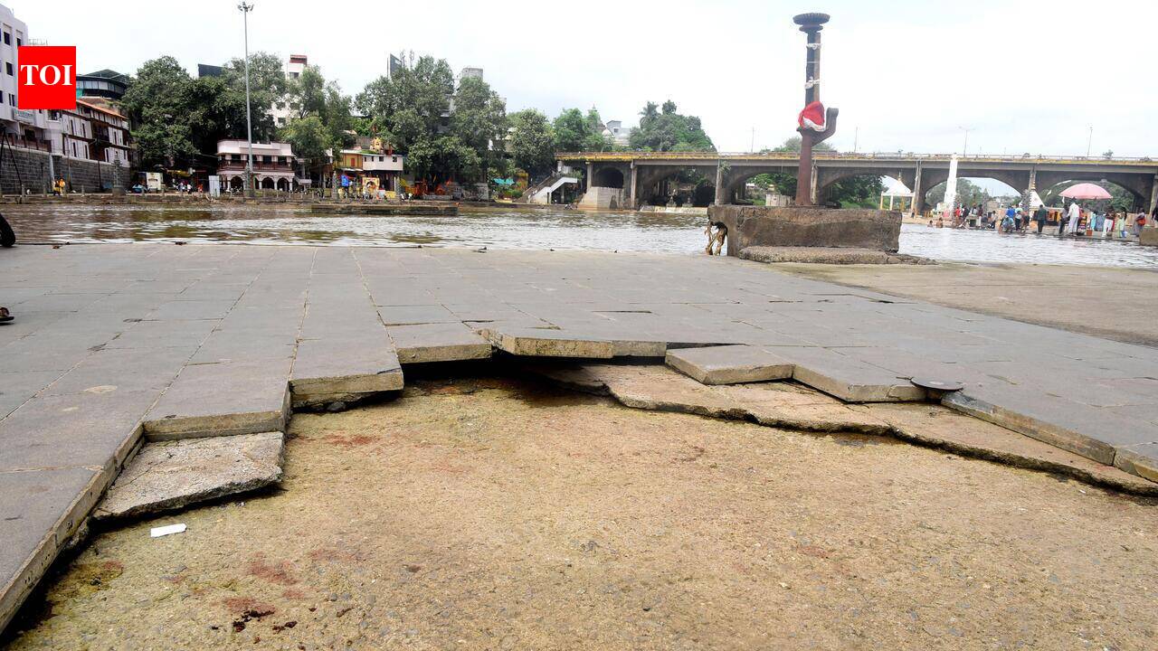 Kumbh-bound Nashik’s Rs 63-crore riverfront project damaged in Godavari flood