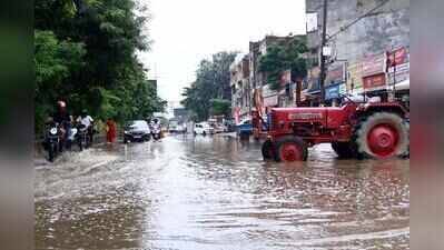 NCR villages bear brunt of rain, auto overturns in Ghaziabad