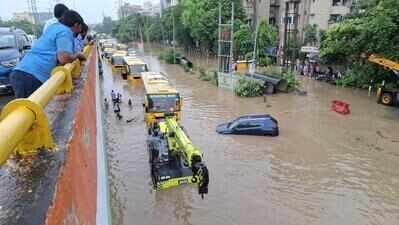 Horrifying to the core, say parents as school buses stuck on flooded Gurgaon roads, kids trapped inside