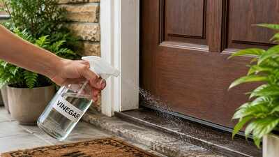 5 reasons why people sprinkle vinegar at their front door and home entrance