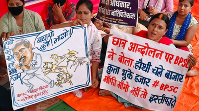 Bihar govt orders BPSC official’s suspension over ‘dogs’ remark
