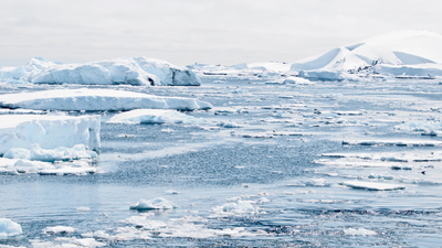 In 2007, scientists used NASA satellite measurements to reveal 14 areas of moving water beneath West Antarctica; one hidden lake had drained about 2 cubic kilometres in three years