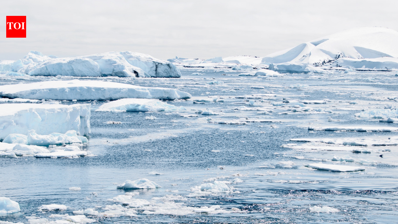 NASA satellites revealed 14 active water areas beneath Antarctica; one lake drained 2 cubic km in 3 years