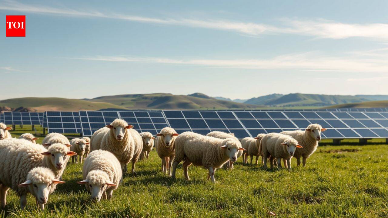 Texas turned 68,000 acres of solar farms into grazing ground for sheep