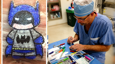 Meet Dr. Robert Parry: Ohio pediatric surgeon draws cartoons on kids’ bandages after surgery, creating 10,000 moments of joy
