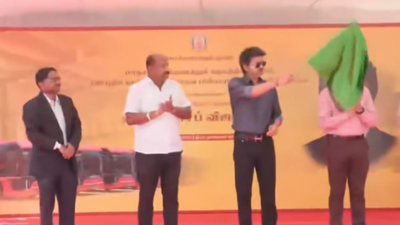 Tamil Nadu CM Vijay launches 130 new AC electric bus services in Chennai