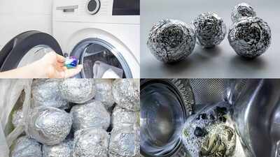 Why people put aluminium foil balls in their washing machine and whether you should