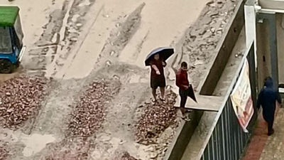 Gr Noida West residents demand urgent road repairs amid waterlogging