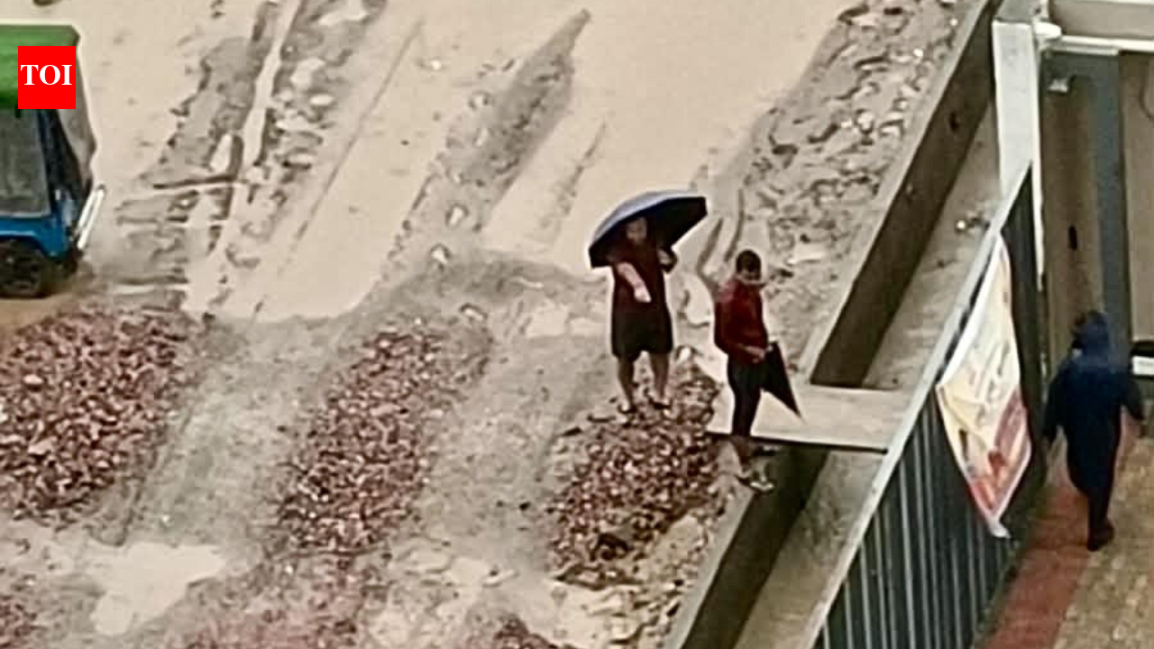 Gr Noida West residents demand urgent road repairs amid waterlogging
