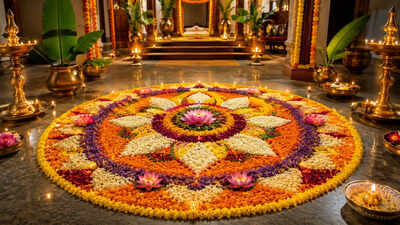 Onam 2026: How Pookalam’s Sacred Geometry May Balance Energy at Home