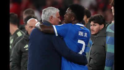 ‘He can control it better’: Jose Mourinho defends Vinicius Junior, urges referees to protect players