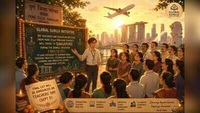 50 Pune ZP teachers to visit Singapore on study tour under Global Guruji initiative, share their learnings with peers upon return