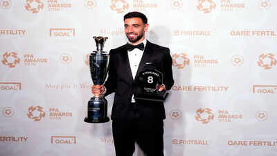 Bruno Fernandes wins it ALL: Man Utd captain crowned PFA Player of the Year to seal stunning awards hat-trick