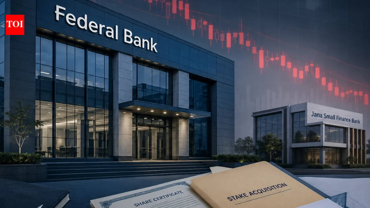 Federal Bank Shares Fall 3% on Merger Talks with Jana Small Finance Bank
