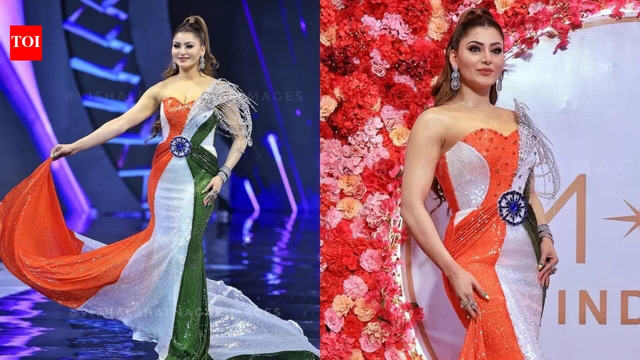 Urvashi Rautela defends wearing a tiranga inspired dress after facing backlash