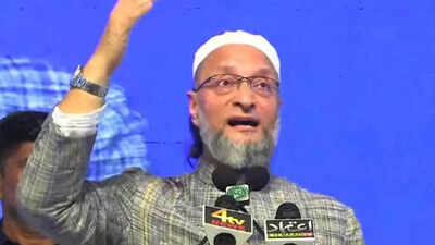 ‘They opposed Ambedkar’s Constitution, wanted Manusmriti’: Owaisi targets RSS, BJP