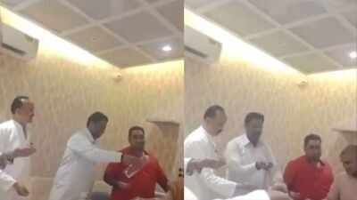 Watch: Gangajal in hand, UP councillors 'swear oath' to share bribes equally