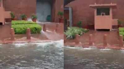 'Requires boats, not votes': Congress mocks Centre over 'waterlogging' outside Parliament, BJP calls it 'fake news'