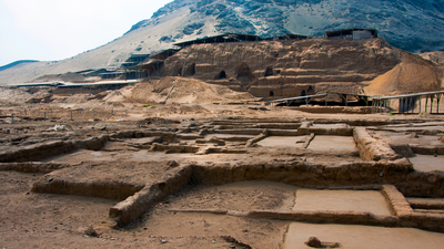 1,500-year-old child burial unearthed in Peru with whistles, a rattle and a striking sculptural vessel, archaeologists uncover clues to an ancient civilisation’s rituals