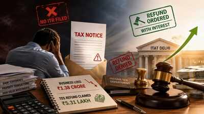 No ITR filed despite high-value transactions, then came a tax notice: Taxpayer declared Rs 1.38 crore business loss and claimed Rs 5.31 lakh TDS refund; department denied it, but Delhi ITAT ordered refund with interest