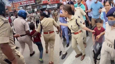 6-year-old 'Gen Alpha' protester steals show at Patna stir; police deny detention