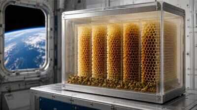 In 1984, NASA sent 3,301 bees into Space to test how they built honeycomb without gravity; from hitting on walls to building 200cm honeycomb; highlights of 7-day mission