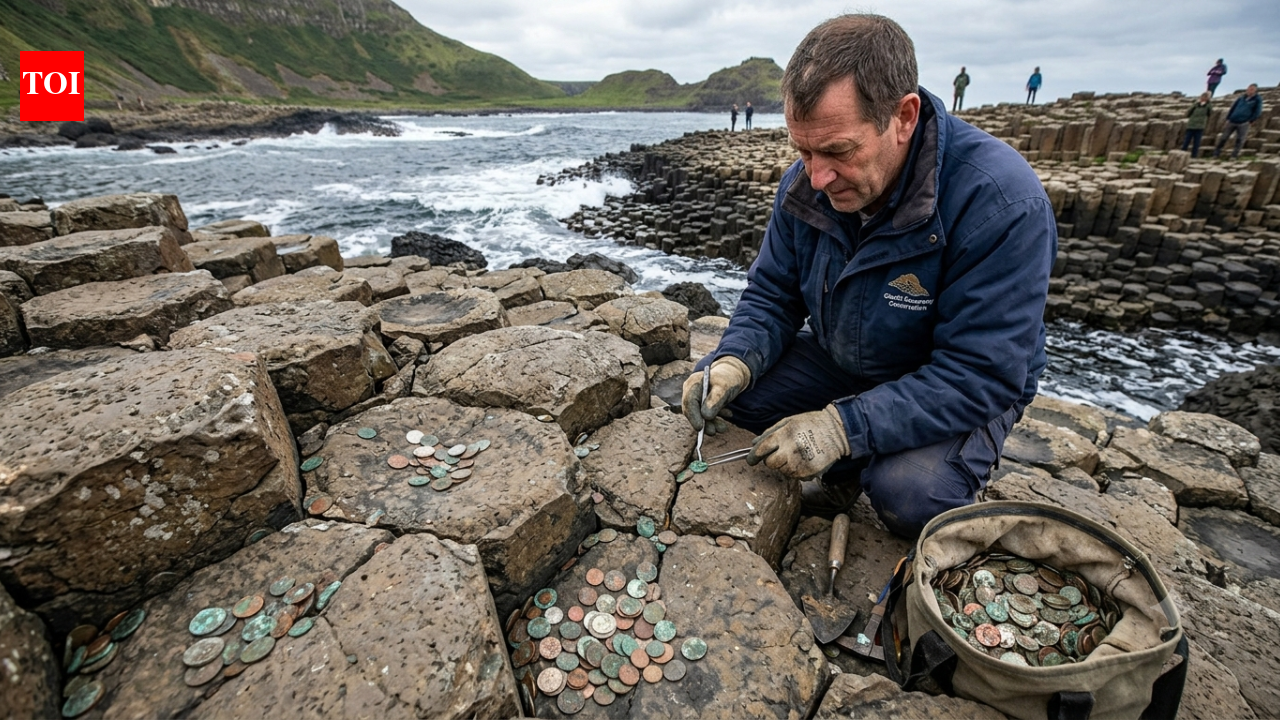 Over 10,000 lucky coins removed from Giant’s Causeway to protect ancient rocks