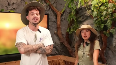 FaZe Adapt and Maya Higa’s Alaska trip takes terrifying turn as massive coastal brown bear charges toward them