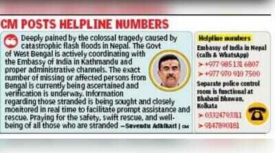 32 tourists from Kol missing as Nepal flood cuts off contact