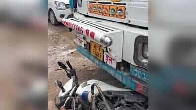 Truck mows down 2 Faridabad cops on patrol bike
