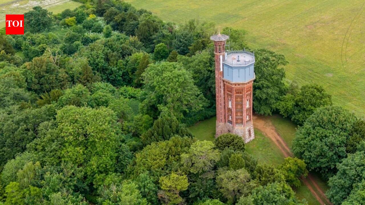 Built as a water tower after royal illnesses, this strange 1877 structure is now a luxury retreat on the Sandringham estate