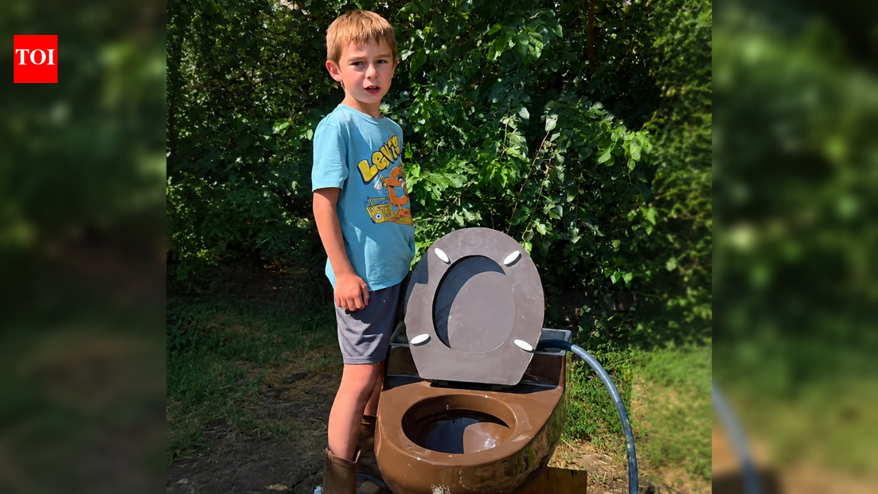 'The Toilet Kid': 9-year-old Washington boy collects toilet seats, tests their flushes and has turned his backyard into a giant toilet testing station