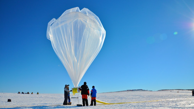 In 2013, Nasa sent 20 giant balloons drifting over Antarctica to track particles falling from space and uncover what happened when they reached Earth