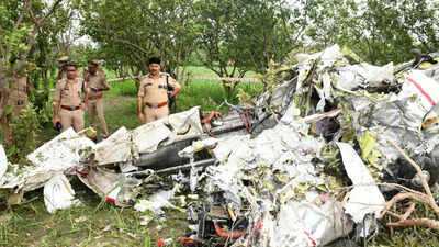 Kanpur aircraft crash: AAIB to probe training flight that killed trainee pilot, instructor