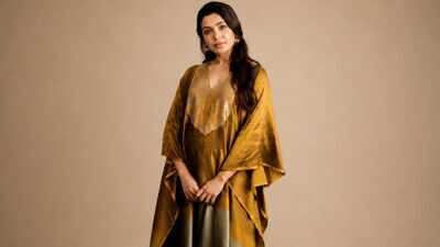Samantha Ruth Prabhu nails maternity fashion in colour-blocked silk kaftan that comes with Rs 54,800 price tag