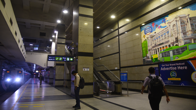 Delhi's daily commute comes with a side of art