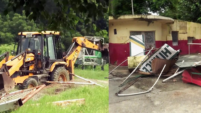 Bulldozers roll into Delhi Race Club; stables, winning post, bookmakers’ ring razed