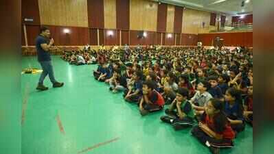 Snake expert holds safety session at Bypass school