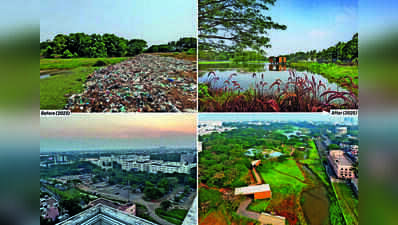 Dr M S Swaminathan Wetland Eco Park Transforms Dump Into India’s First Sponge Park