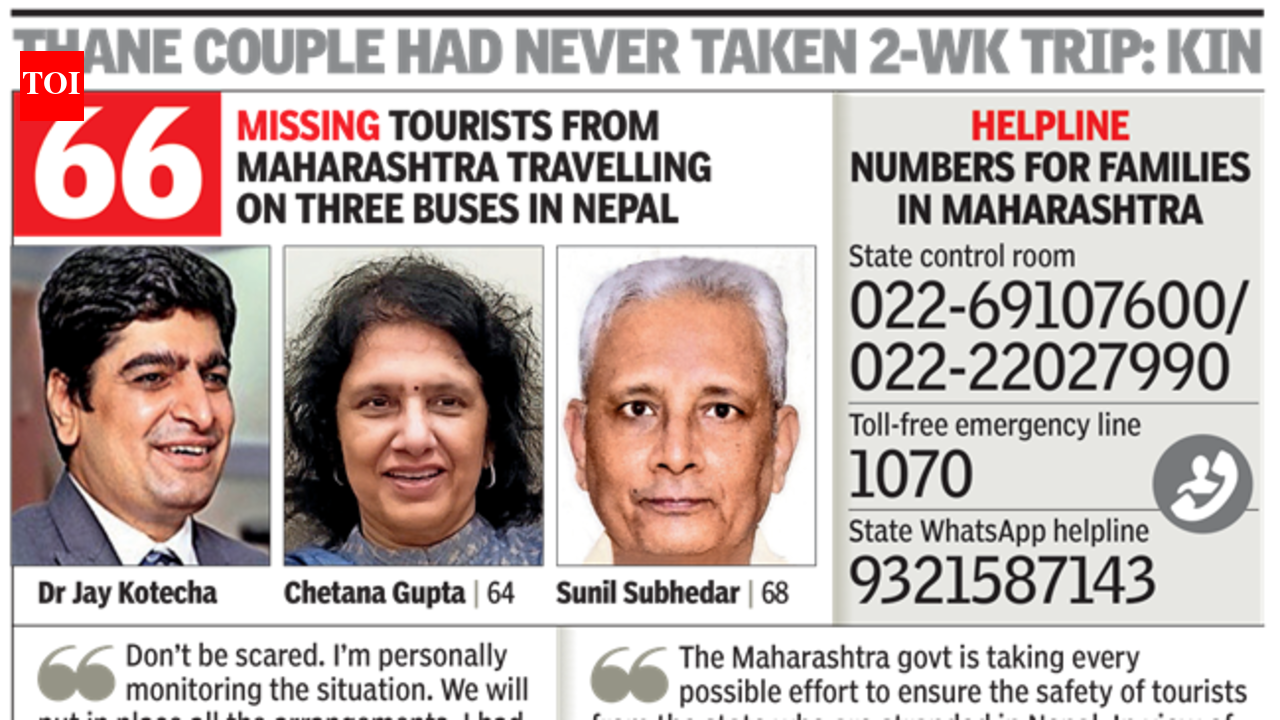 ‘My wife was among 61 tourists, none traced’: Families reach Nepal, go online for leads, info