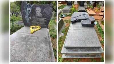 Lalbagh legend Krumbiegel’s tombstone damaged in Bengaluru