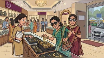 2 women steal 4 gold bangles worth Rs 12 lakh from showroom in Bengaluru