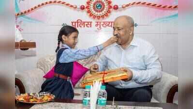 20 girls tie handmade Rakhis to DGP, senior officers